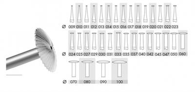 HH Steel Lens Burs