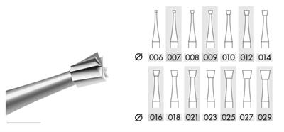 24 Steel Cone Burs