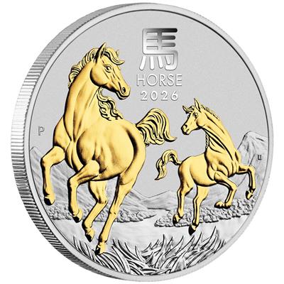 Gilded Lunar Coins
