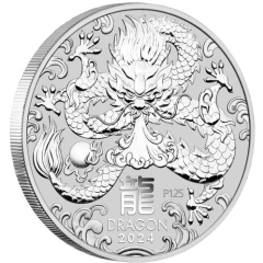 Fine Silver Coin Dragon 2024 1kg
