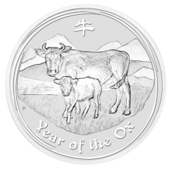 Fine Silver Coin Ox 2009 1oz