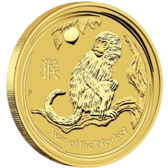 Fine Gold Coin - 1/2oz Australian Lunar Monkey 2016