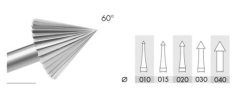 Bur Steel Pointed O 6.00mm