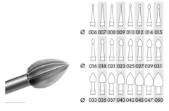 Bur Steel Bud Z 0.80mm