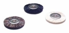 Brush Soft Grey Hair 47mm Metal Centre