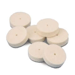 Felt Wheels Miniature 3/4" x 1/8" Hard