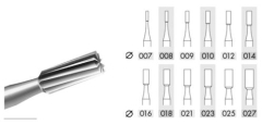 Bur Steel Cylinder 0.9mm
