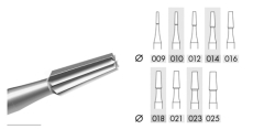 Bur Steel Cone 2.5mm