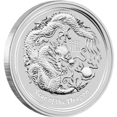 Fine Silver Coin Dragon 2012 2oz