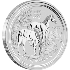 Fine Silver Coin Horse 2014 2oz