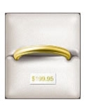 Zetags D1-High-$WB Price Pages Gold on White