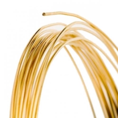 Red Brass Wire 0.8mm Round Soft 7.62m (20ga - 25ft)