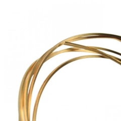 Red Brass Wire 0.56mm Square Soft     (22ga - 25ft)