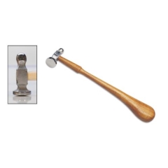 Chasing Hammer 1 1/4" Slightly Domed