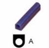 Matt Wax Ring Tube A3 CA2697 Purple