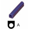 Matt Wax Ring Tube A3 CA2696 Blue