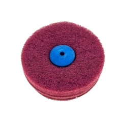 Buff Satin Finish Fine 4" x 3 ply